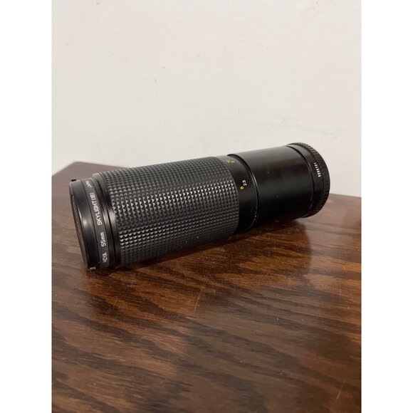 Minolta 100-200mm F5.6 Manual Focus Zoom Lens w/ 55mm Hood & Caps - Vintage - Picture 6 of 10